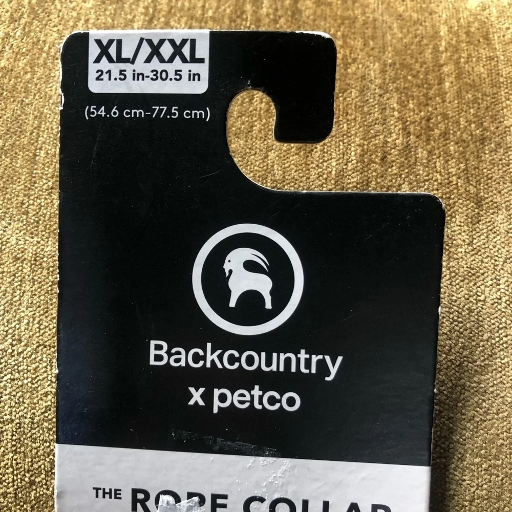 Backcountry Petco rope collar XL/XXL